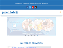 Tablet Screenshot of perfectbody.com.mx